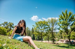 女学生上职业技术学校